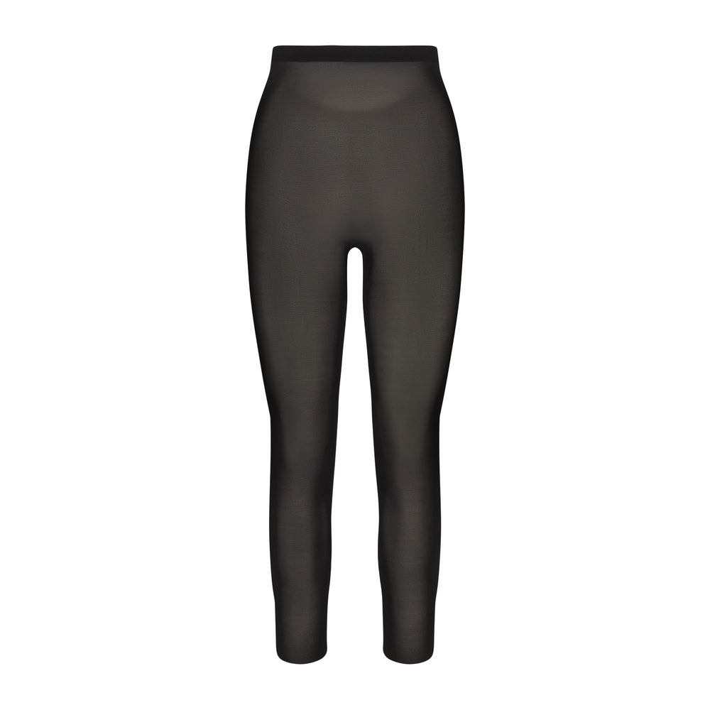 Skims SHEER SCULPT LOW BACK Leggings Zwart | 32FYNRESW