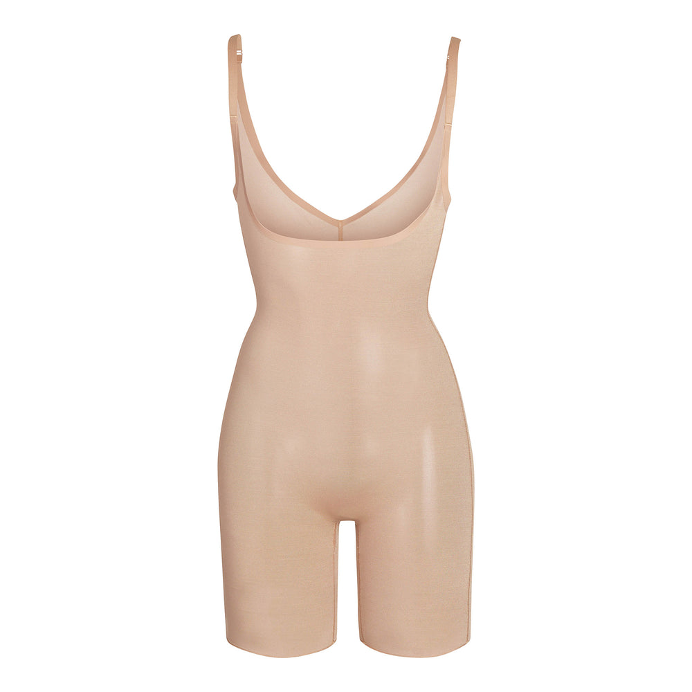 Skims SHEER SCULPT OPEN BUST Bodysuit Abrikoos | 59JFUGHSC