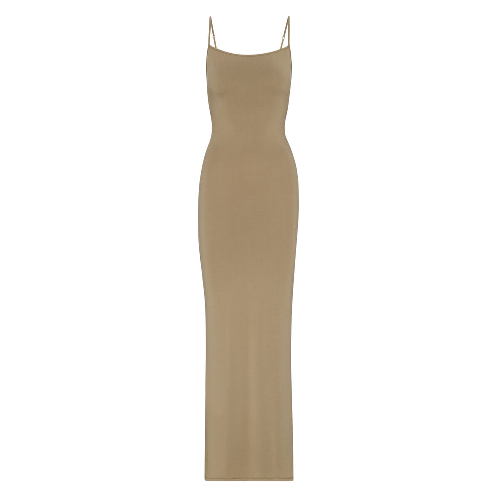 Skims SMOOTH LOUNGE LOW BACK CAMI Jurk Khaki | 16LIMPXQO
