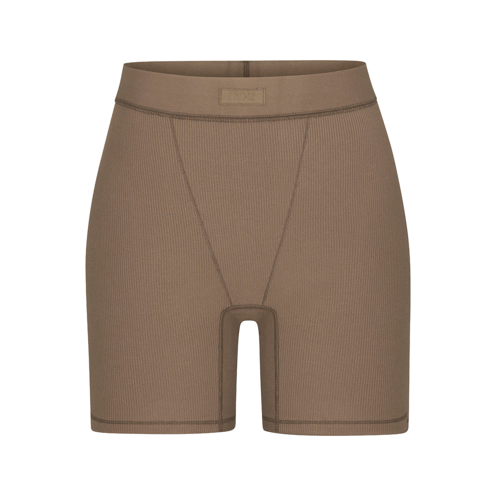Skims SOFT LOUNGE Boxer Shorts Abrikoos | 61EGSPTMC