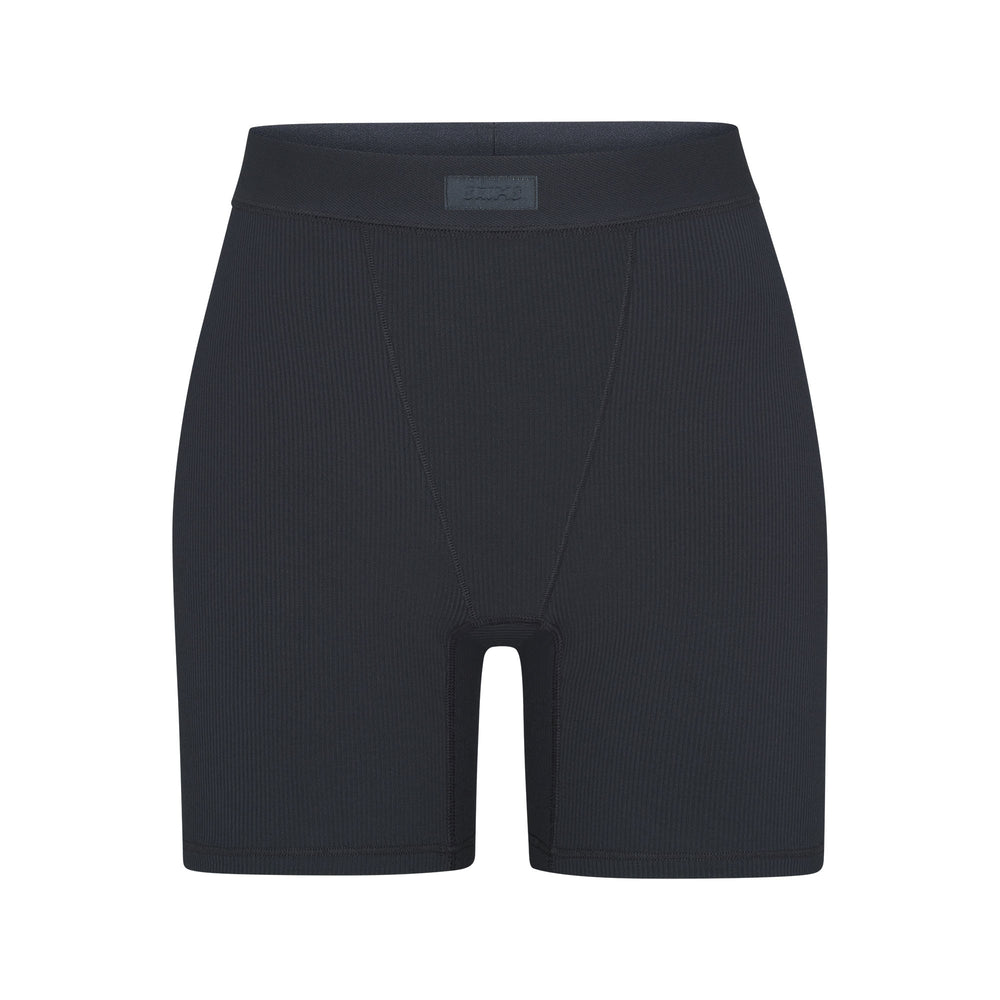 Skims SOFT LOUNGE Boxer Shorts Diepgrijs | 97NPYKACF