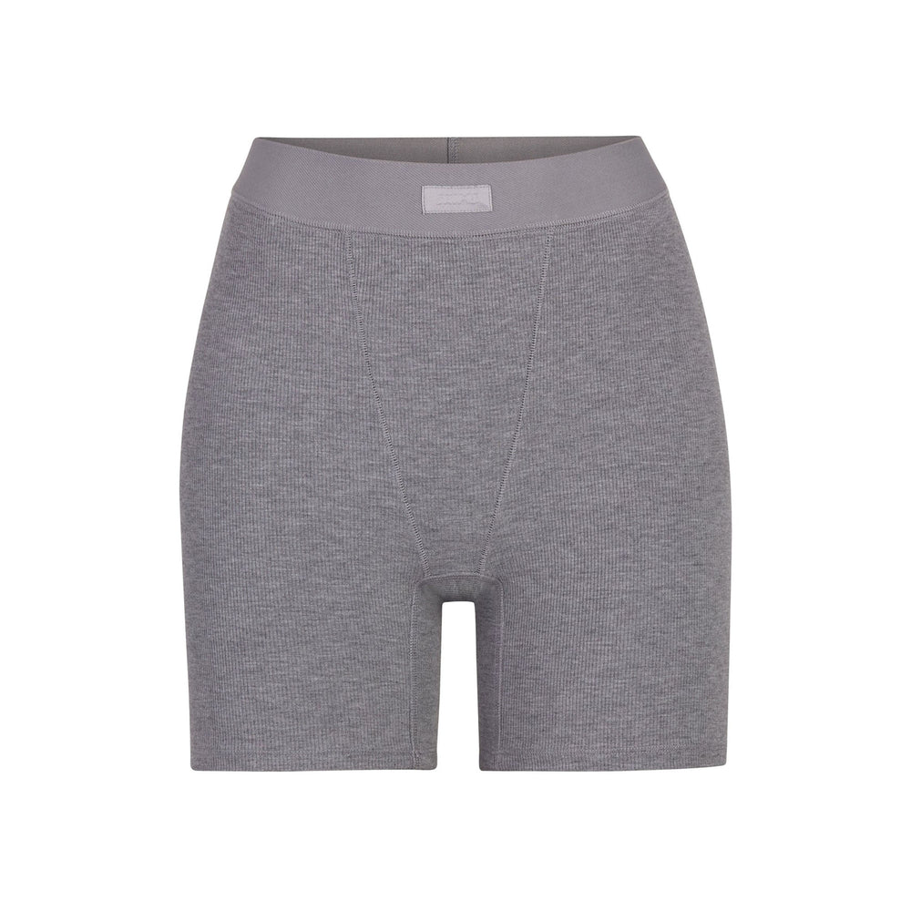 Skims SOFT LOUNGE Boxer Shorts Grijs | 14BHZJURF