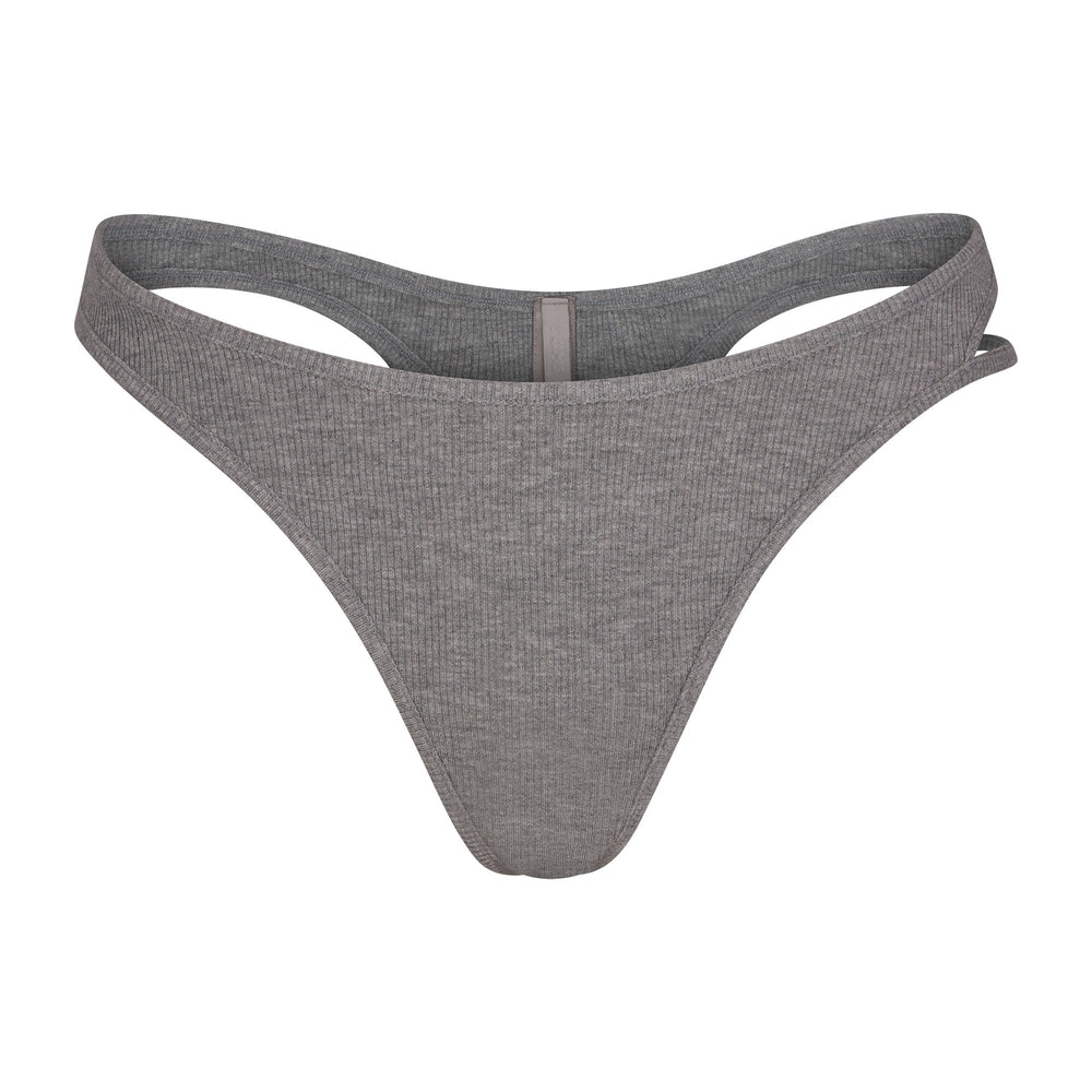 Skims SOFT LOUNGE CUT OUT Thong Grijs | 95TCIZJUG
