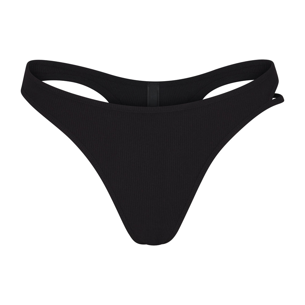 Skims SOFT LOUNGE CUT OUT Thong Zwart | 21ROICKYU