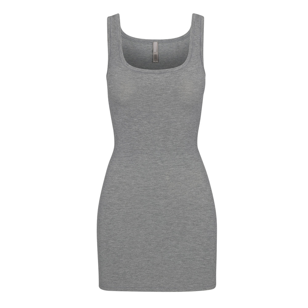 Skims SOFT LOUNGE MINI Jurk Grijs | 84CXJZDWI