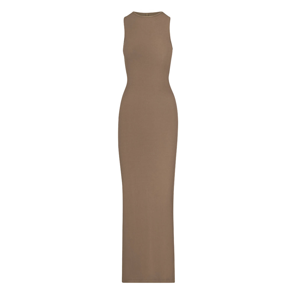 Skims SOFT LOUNGE SLEEVELESS LONG Jurk Abrikoos | 19TKGQRSN