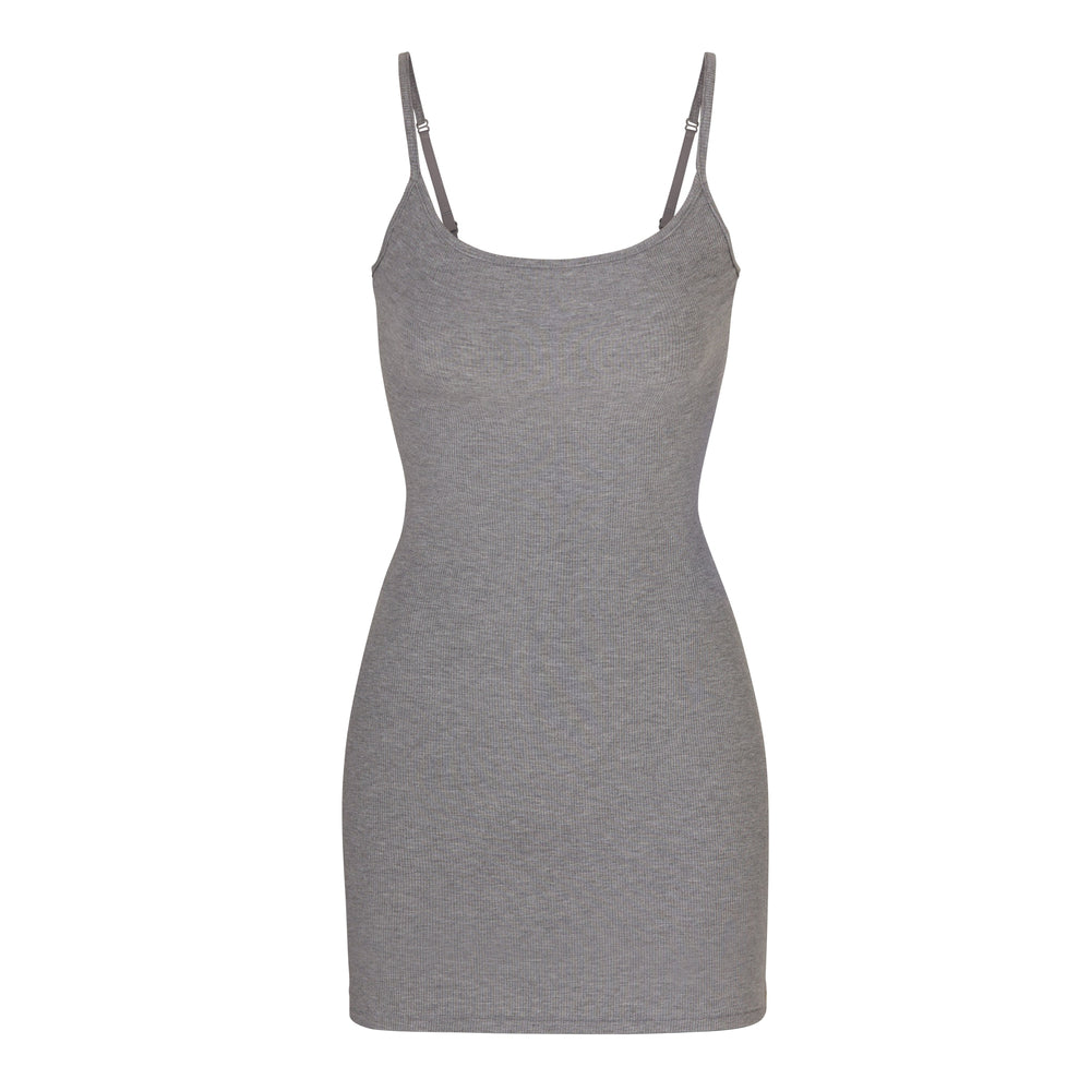 Skims SOFT LOUNGE SLIP Jurk Grijs | 07ERQBLCF