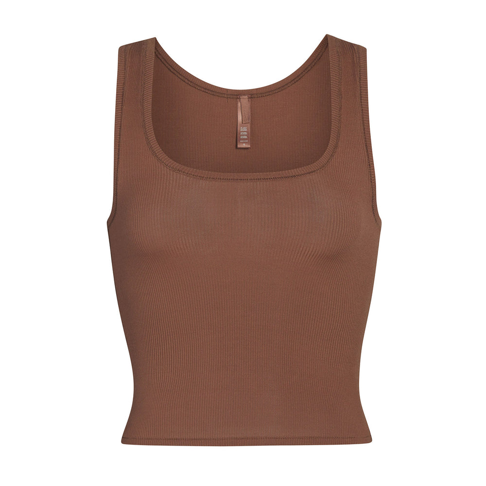 Skims SOFT LOUNGE Tank Khaki | 53PAKGFZS