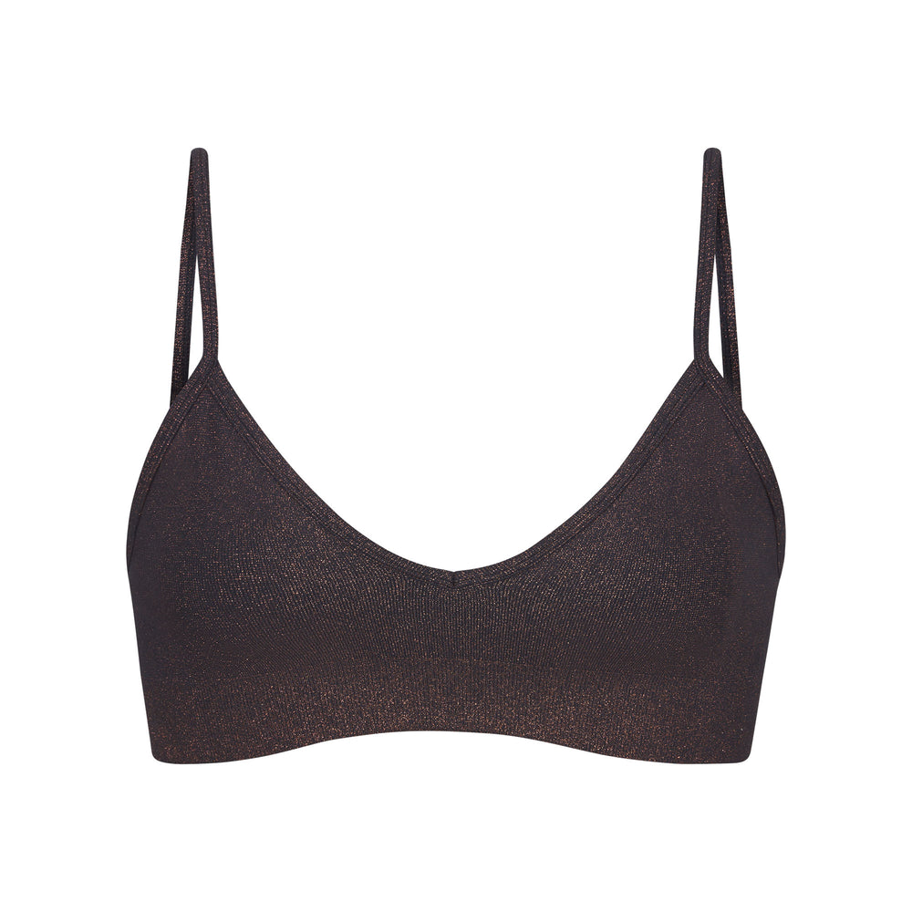 Skims SOFT SMOOTHING SHINE Bralette Zwart | 25DMONRJI