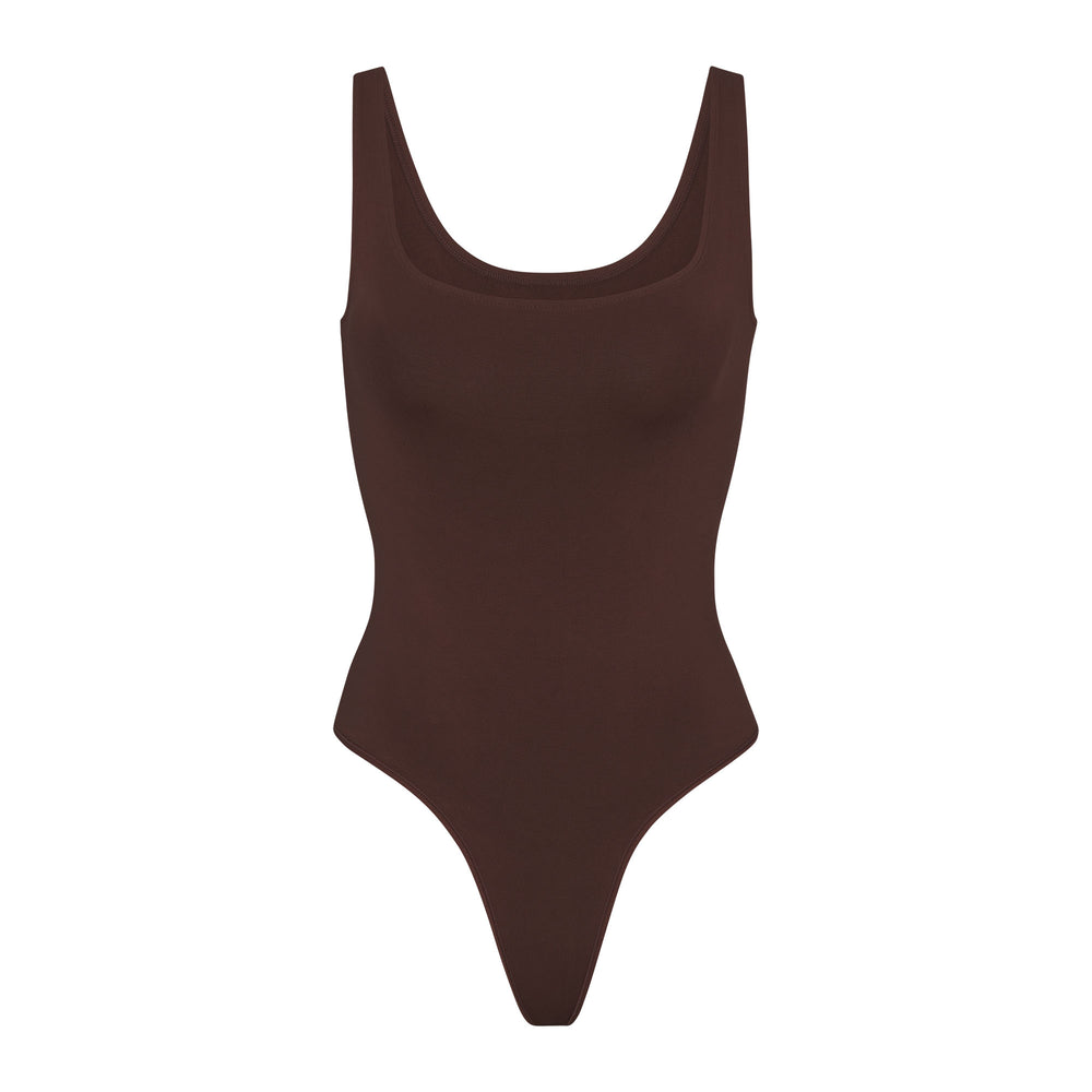 Skims SOFT SMOOTHING Thong Bodysuit Chocola | 92JZCUTDB