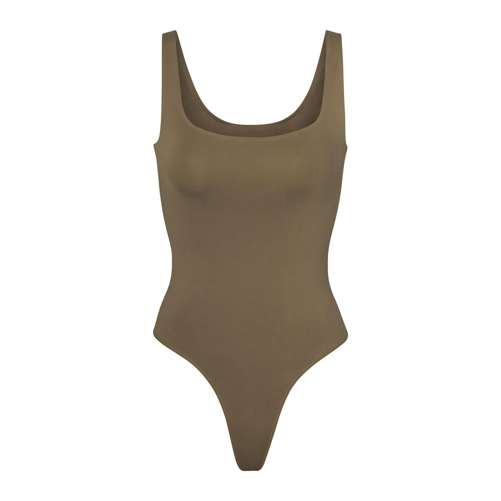 Skims SOFT SMOOTHING Thong Bodysuit Groen | 70GLSIFOA