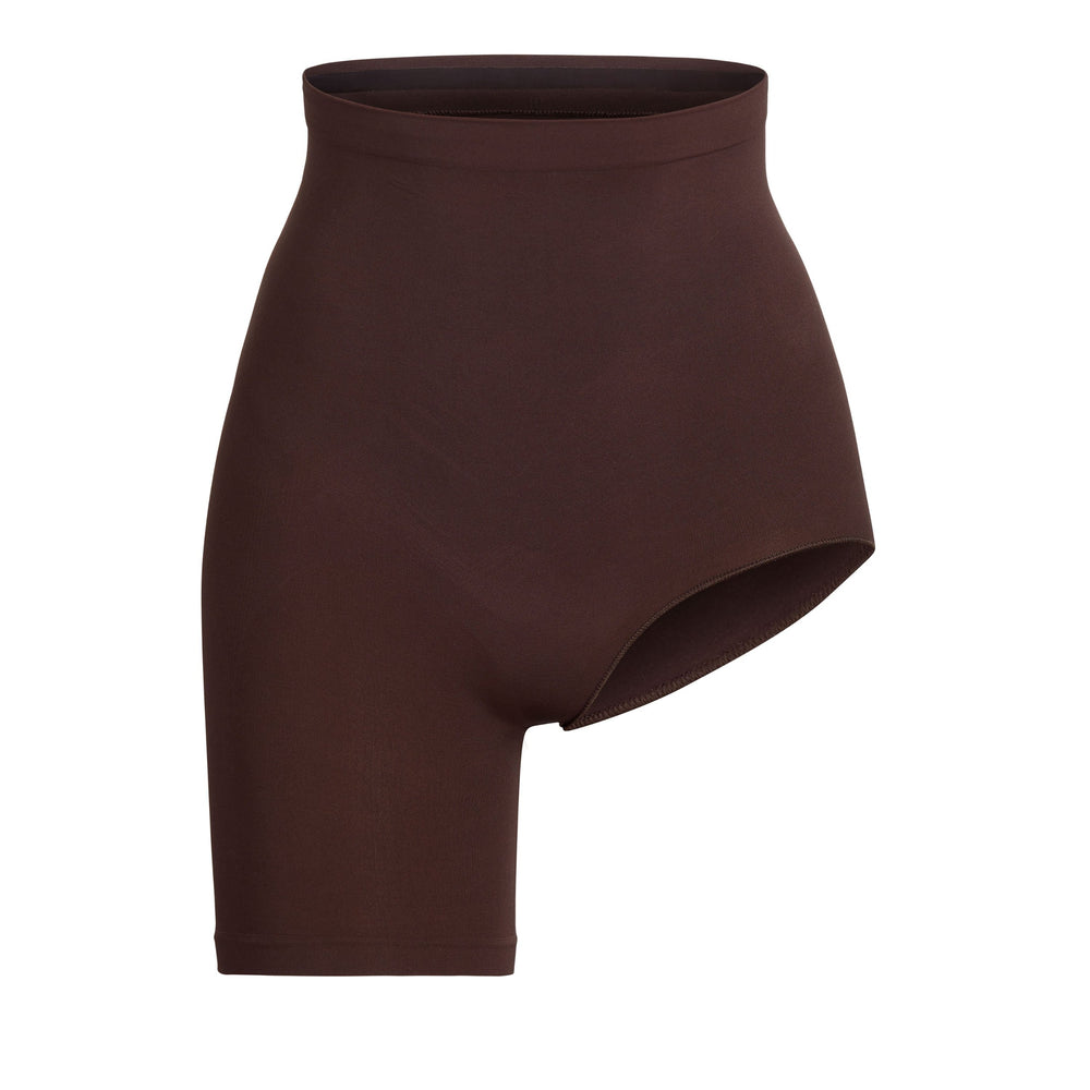 Skims SOLUTION SHORT #1 One Leg Shapewear Chocola | 90CODUTAS