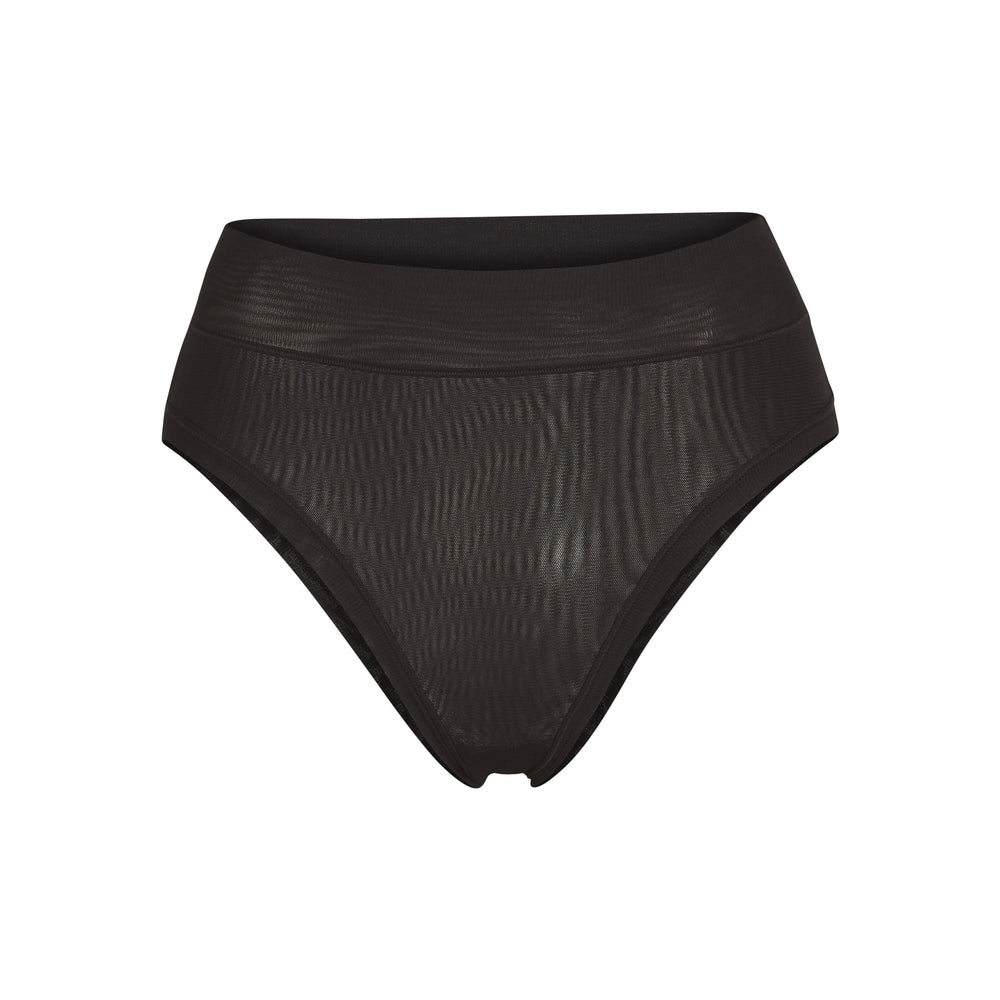 Skims SUMMER MESH Brief Zwart | 87CGDUOXN
