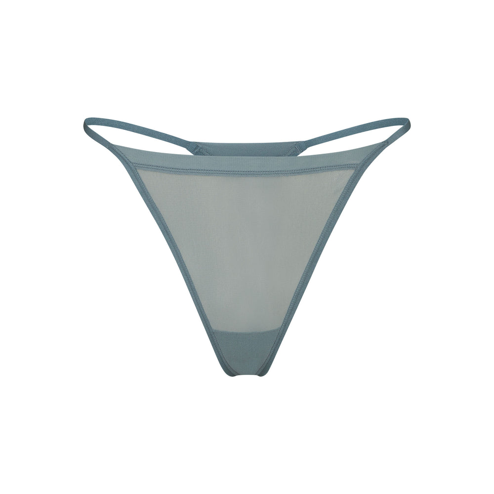 Skims SUMMER MESH STRING Thong Blauw | 67FRHUDKX