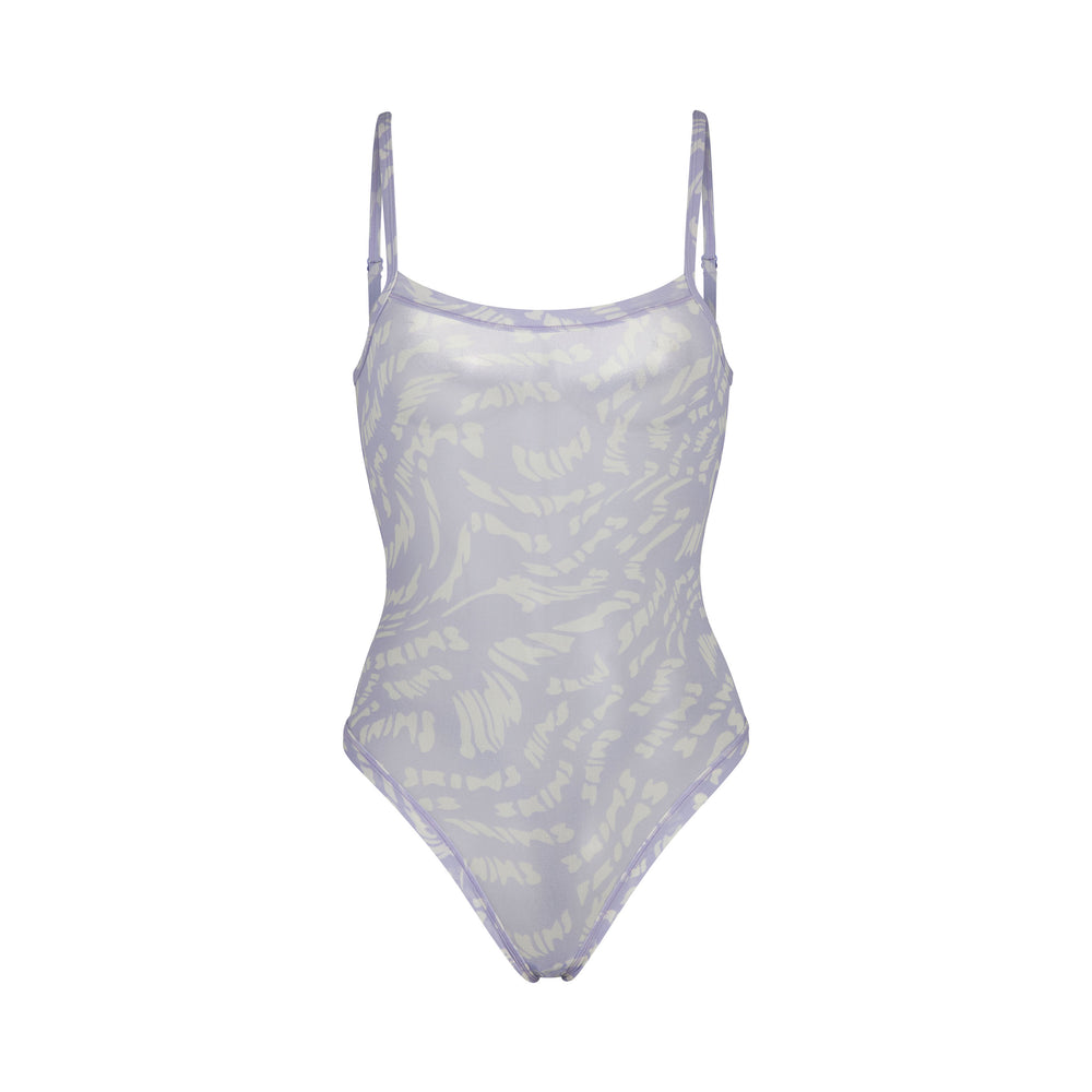 Skims SUMMER MESH Strappy Bodysuit Lichtpaars | 91BEJUHGC