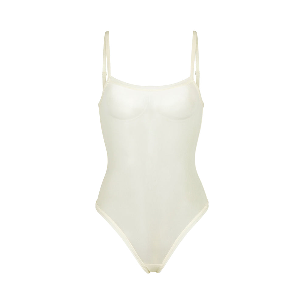 Skims SUMMER MESH Strappy Bodysuit Wit | 20FOBTCIJ