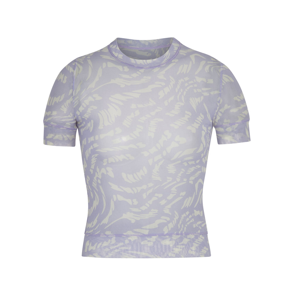Skims SUMMER MESH T-shirt Lichtpaars | 43ZTUXFEK