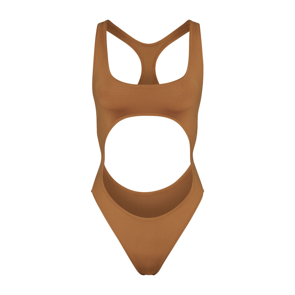 Skims SWIM CUT OUT MONOKINI One Piece Abrikoos | 74HBSXLRJ