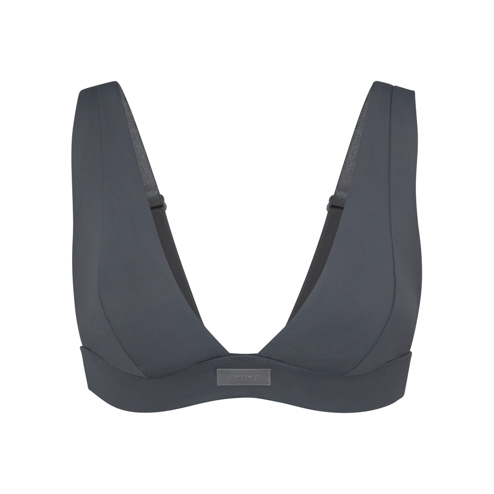 Skims SWIM PLUNGE Bikini Top Diepgrijs | 69EUSRQJG