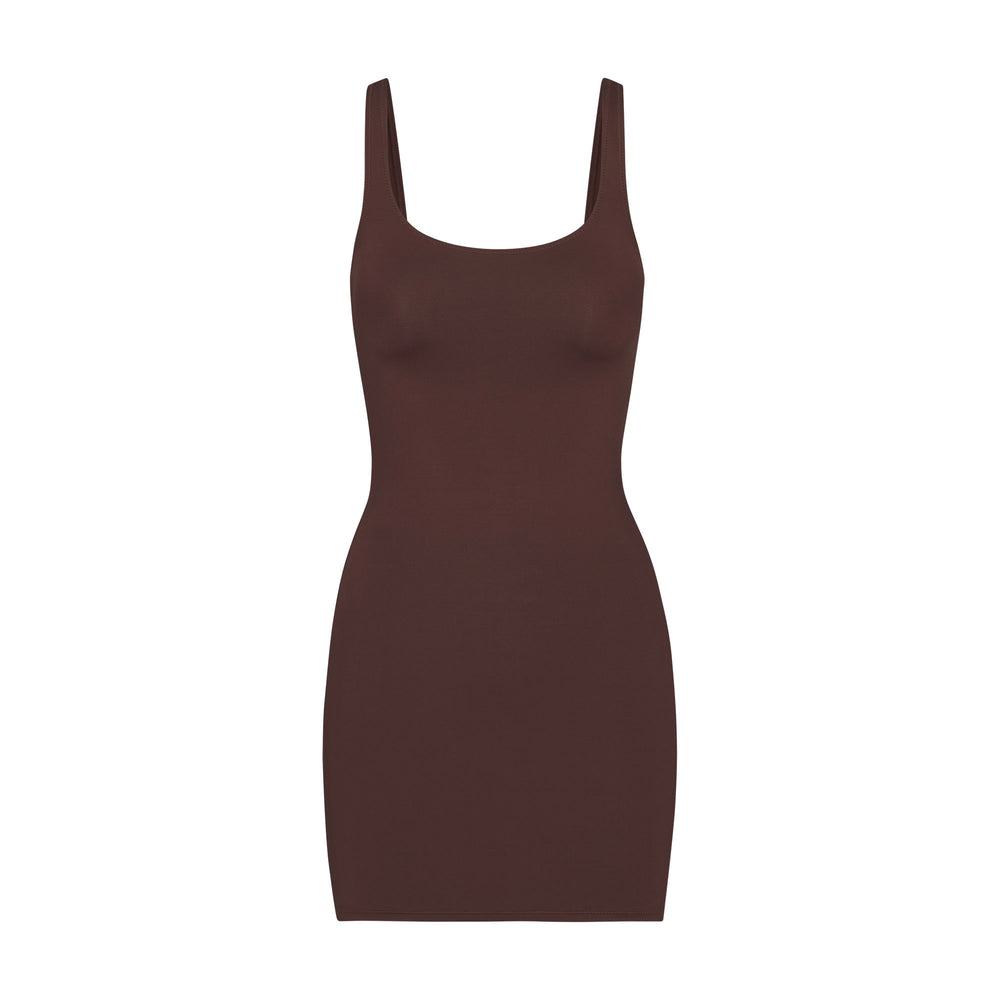 Skims SWIM TANK Jurk Chocola | 14HMKFXDB