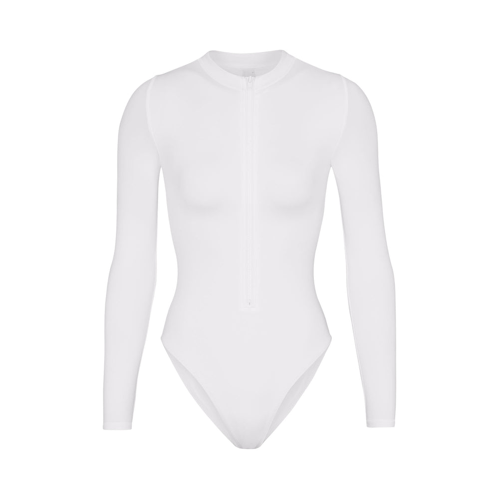 Skims SWIM ZIP FRONT LONG SLEEVE One Piece Wit | 93YDFZHUR