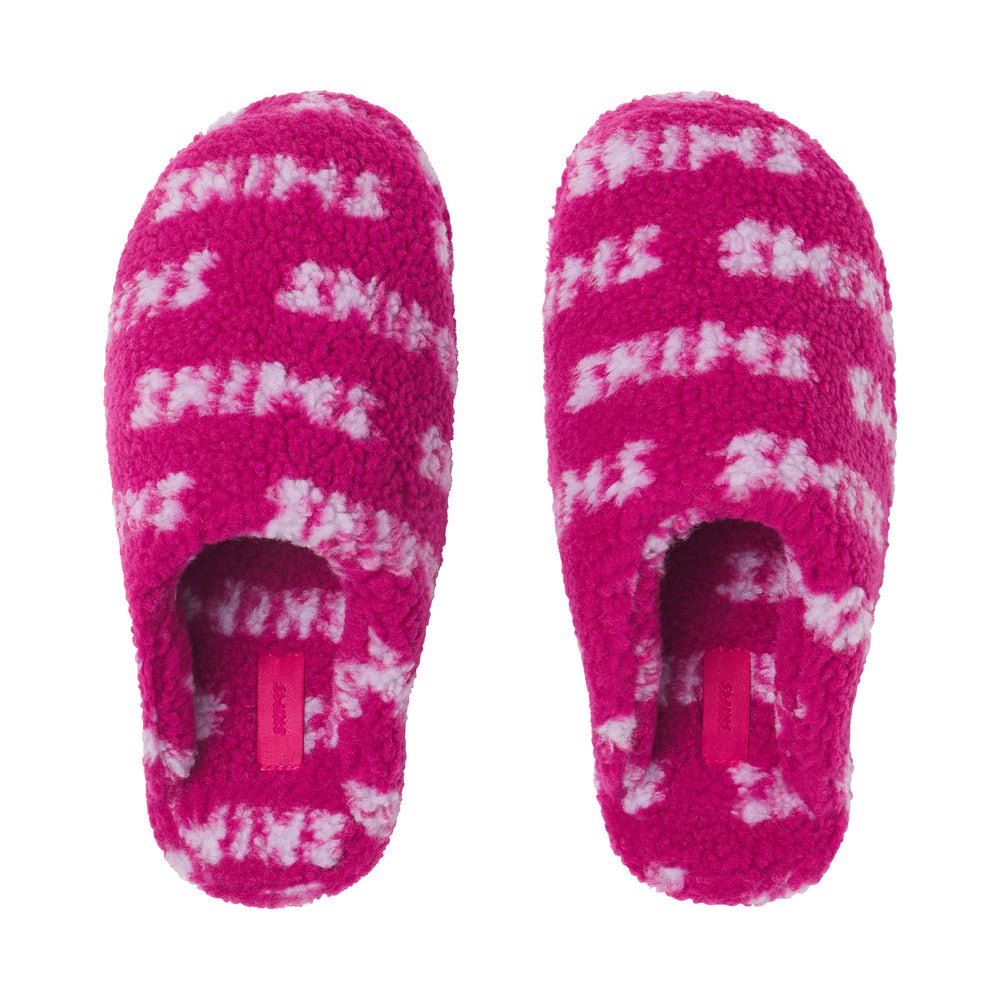 Skims TEDDY SHERPA Pantoffels Fuchsie Gekleurd | 41EAZOBIV