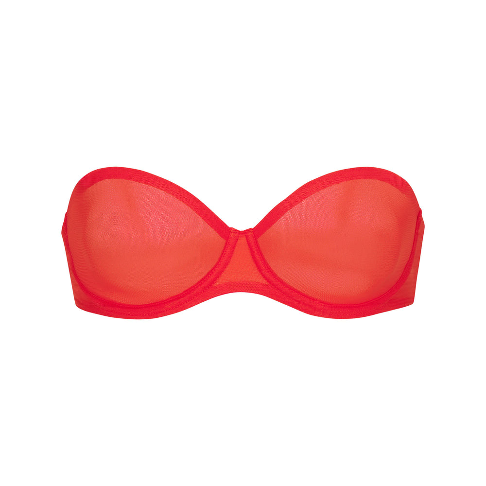 Skims ULTRA FINE MESH Strapless Bra Oranje | 30AXKNMYS