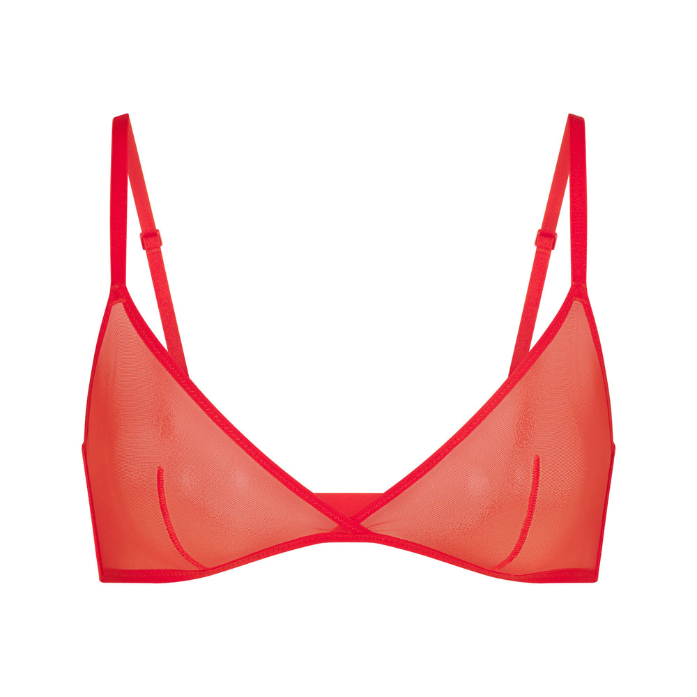 Skims ULTRA FINE MESH TRIANGLE Bralette Oranje | 19NEXZWFD