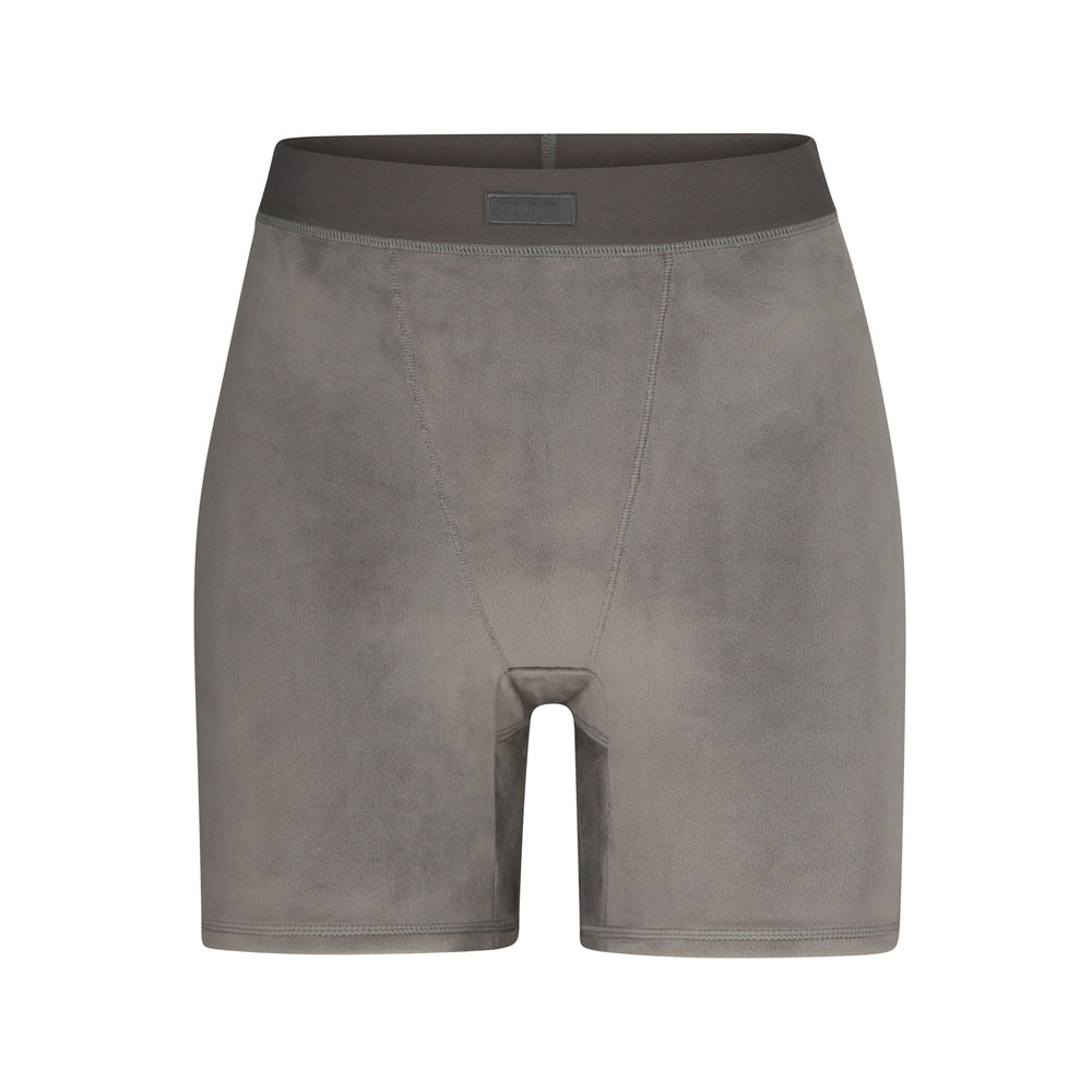 Skims VELOUR BIKE Korte Broek Diepgrijs | 75FQSYNHK