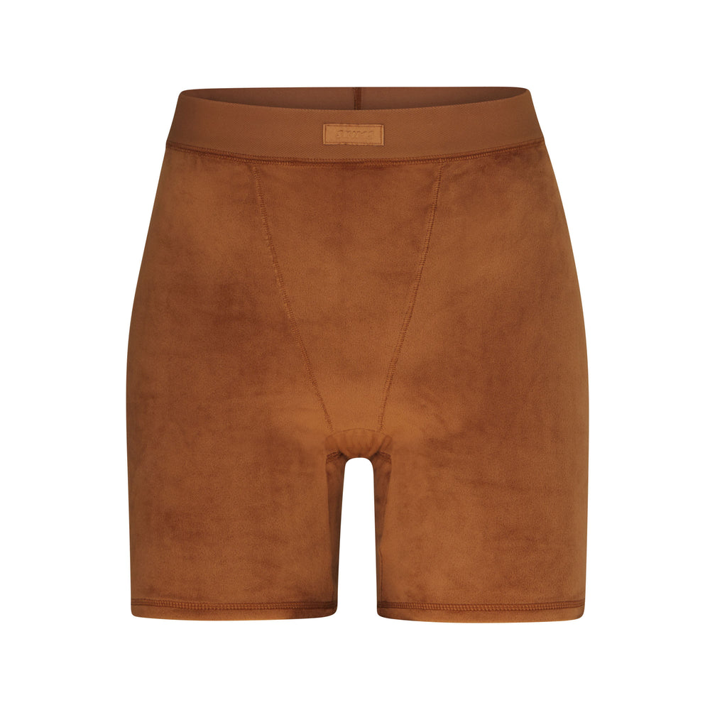 Skims VELOUR BIKE Korte Broek Koper | 70GNMLIQD