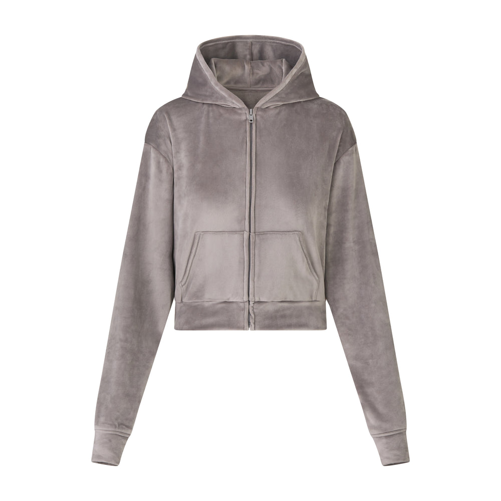 Skims VELOUR Hoodie Grijs | 48MKCYPXF