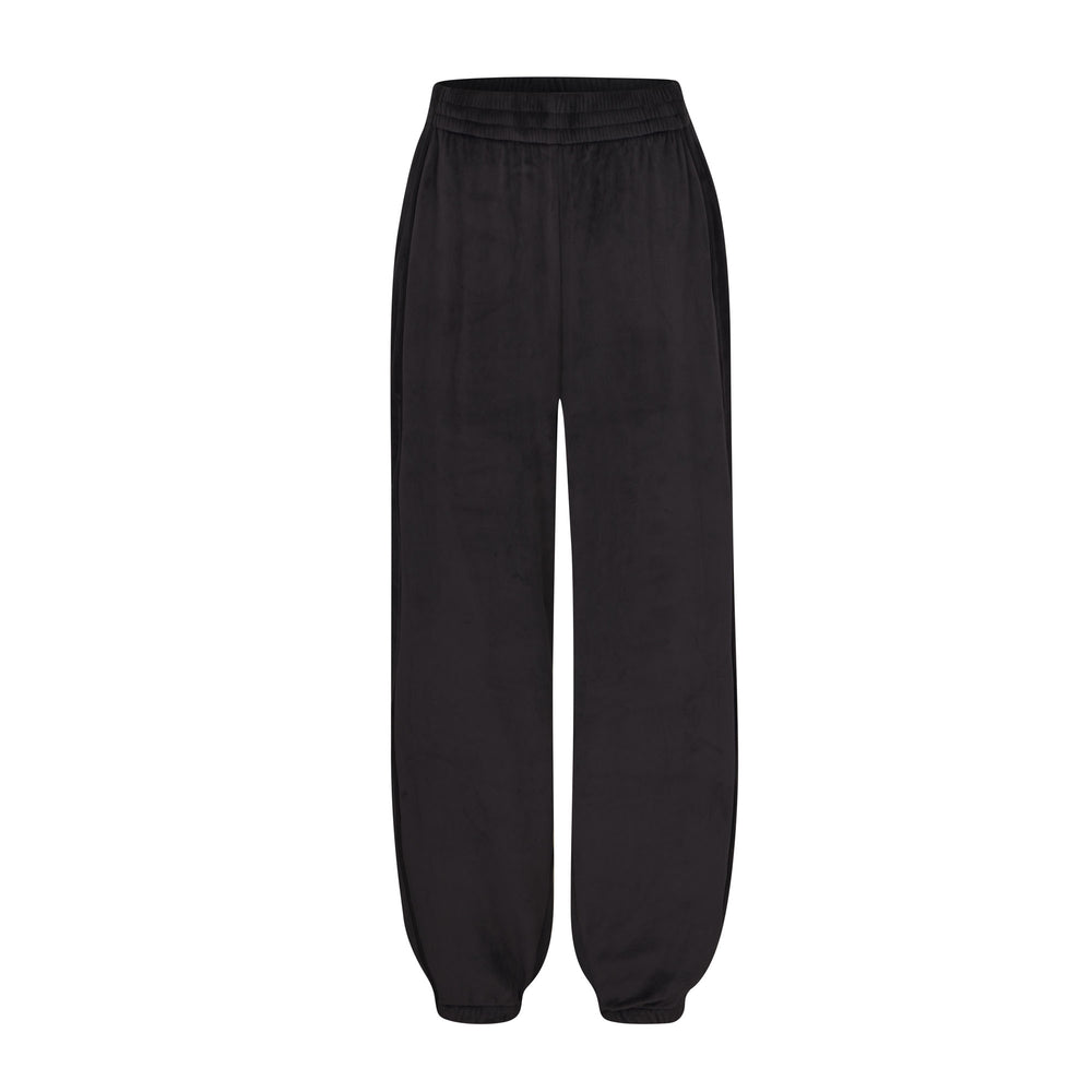 Skims VELOUR OVERSIZED Joggers Zwart | 76ODVZWHT