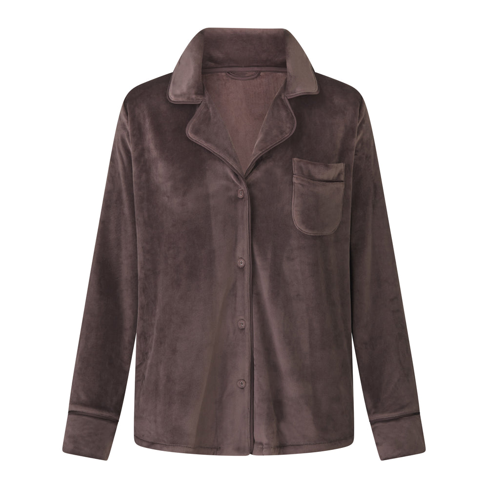 Skims VELOUR Sleep Set Paars Grijs | 69ZXKMRQE