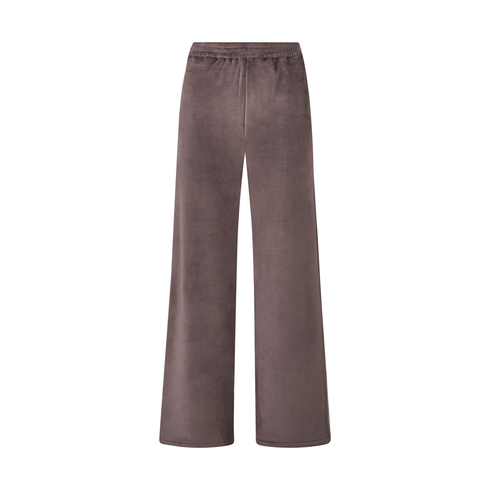 Skims VELOUR WIDE LEG Broek Paars Grijs | 97LNMPEVQ