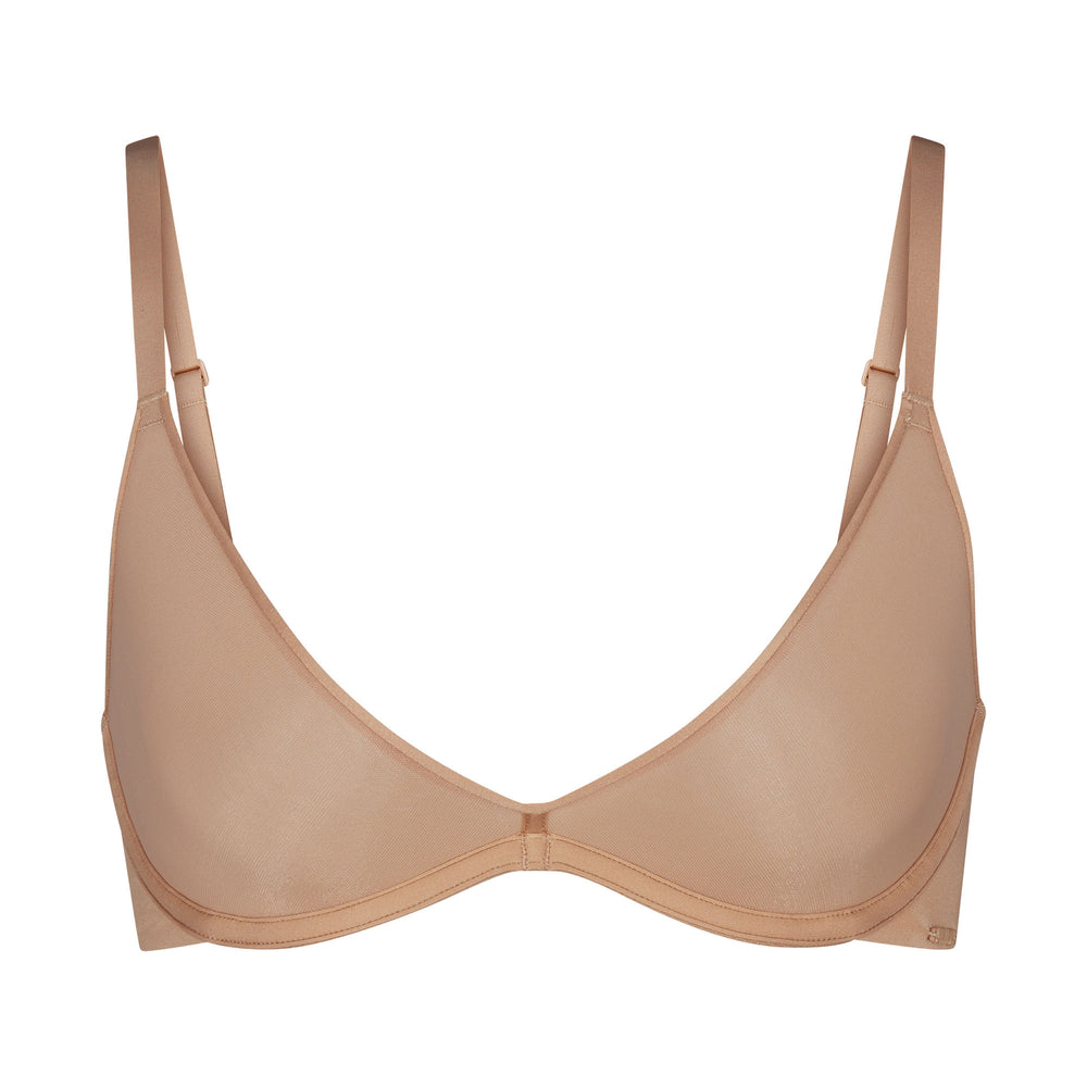 Skims WEIGHTLESS Scoop Neck Bra Beige | 85CEPLGNR