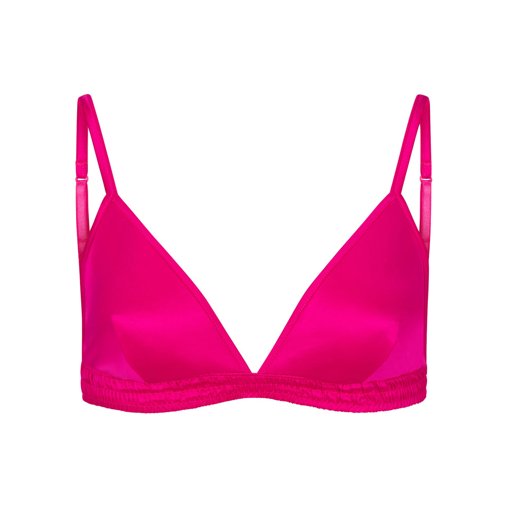 Skims WOVEN SHINE TRIANGLE Bralette Roze | 27FSYZUIO